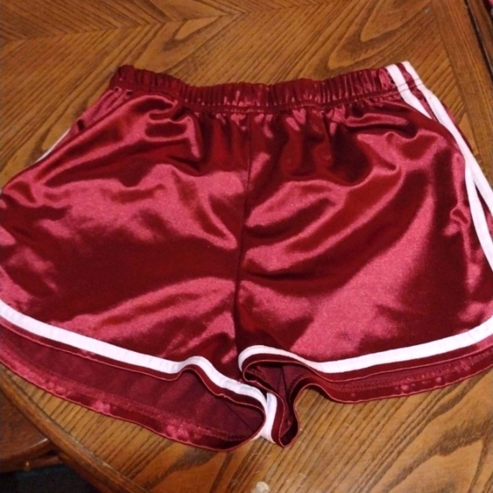 Red stretch shorts kids
